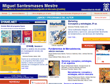 Tablet Screenshot of miguelsantesmases.com